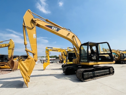 CAT 320C Excavadora crawler de segunda mão com profundidade máxima de escavação de 6550 mm e modelo de motor CAT 3066