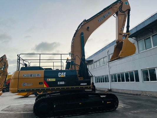 Excavadora de segunda mão original CAT 336D, Caterpillar Excavadora de rastreamento usada 36 toneladas Equipamento de construção