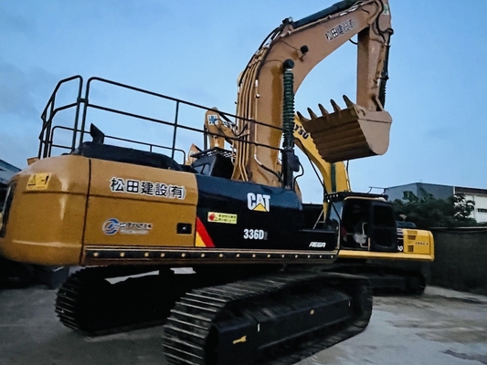 Excavadora de segunda mão original CAT 336D, Caterpillar Excavadora de rastreamento usada 36 toneladas Equipamento de construção