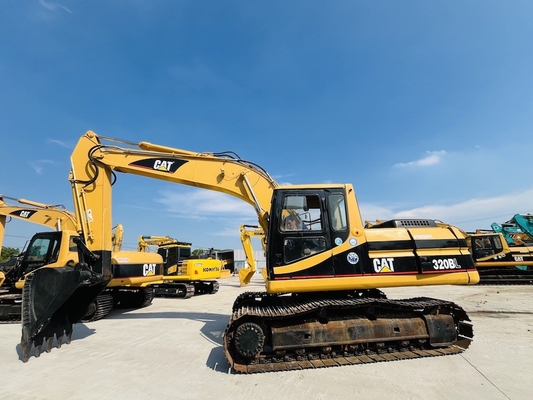 Excavadora japonesa original CAT 320BL de segunda mão, 20 toneladas Caterpillar Usado Excavadora Crawler CAT 3066T Motor