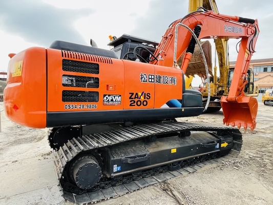 20 Ton Original Japan Used Hitachi ZX200-3G Crawler Excavator ISUZU Engine