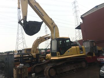 Mão nova KOMATSU da chegada segunda de 30 toneladas &amp; máquina escavadora PC300-7 hidráulica da esteira rolante 1.4m3