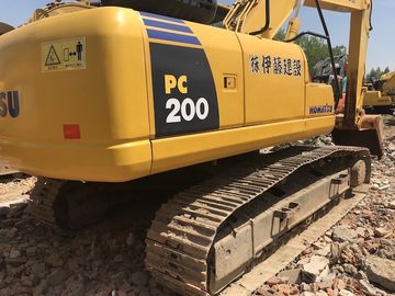 Máquina escavadora hidráulica do backhoe da esteira rolante de segunda mão de KOMATSU PC200-8 Japão (de 20 toneladas)