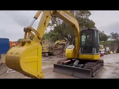 7 toneladas Usado Komatsu PC78US Excavator de segunda mão Komatsu Crawler Excavator Máquinas de construção